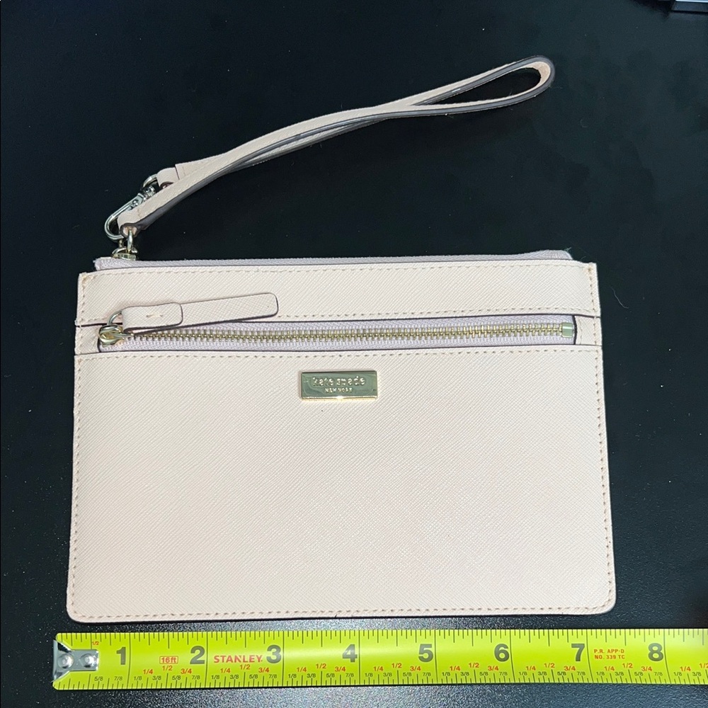 Kate Spade Light Pink Wristlet with Zipper